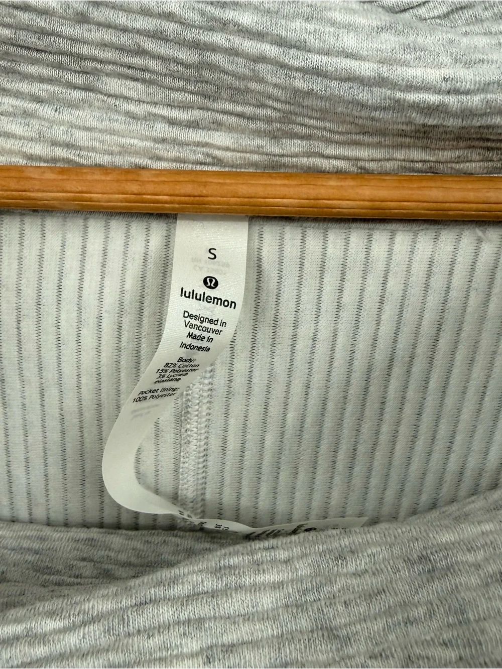 Lululemon Along the Way Cozy Ribbed Dress Mini Grey Mock Neck Knit Size S